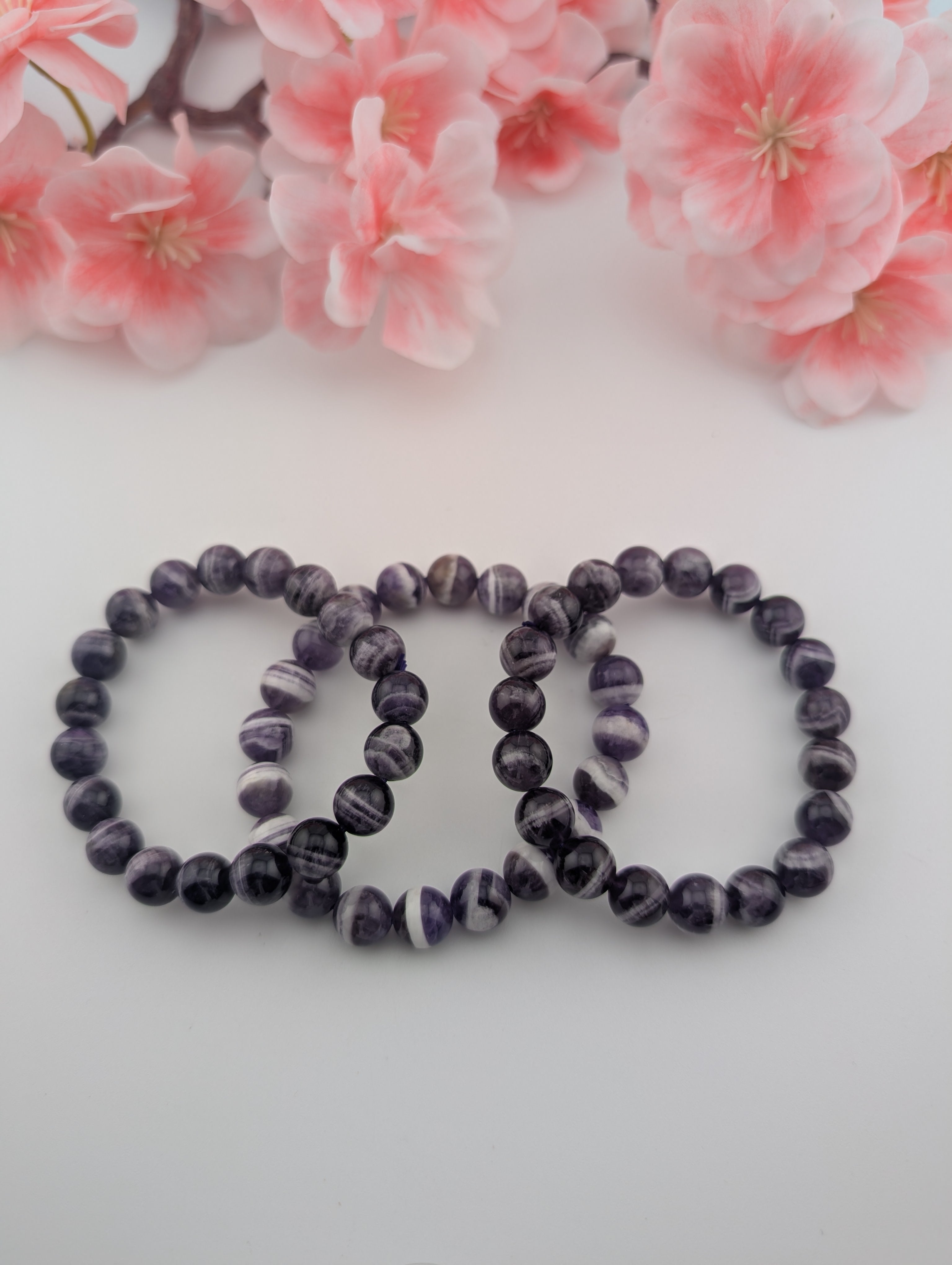 Traumamethyst Armband 9mm