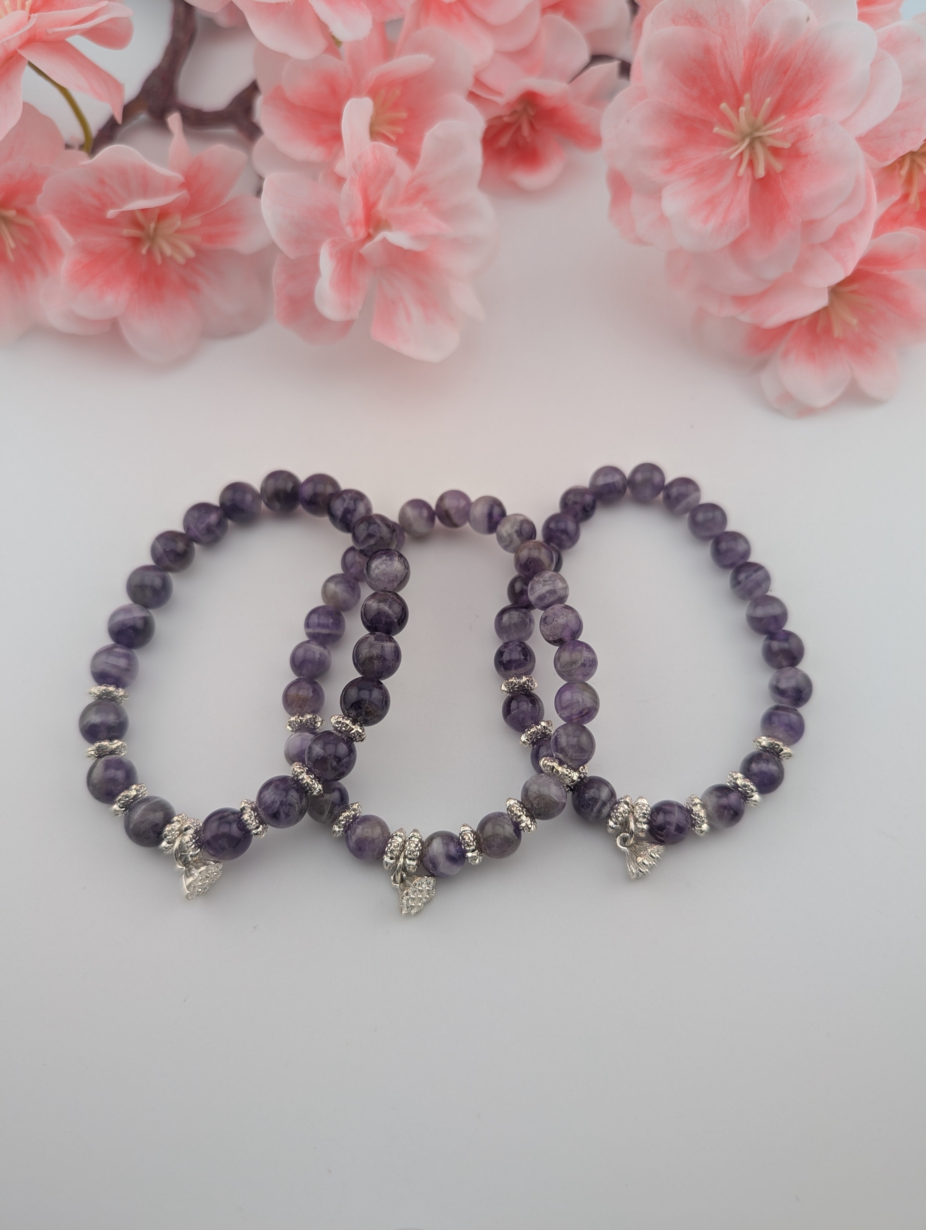 Traumamethyst Armband 7-8 mm