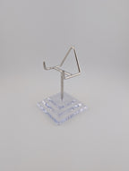 Kristallhalter silber/Acryl