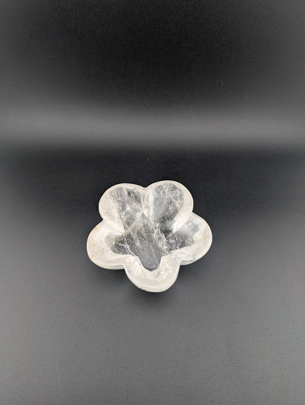 Bergkristall Schale Blume